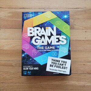 National Geographic Brain Games Board Game Complete Opened Never Played